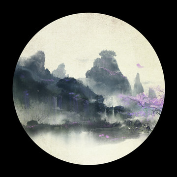 圓形裝飾畫