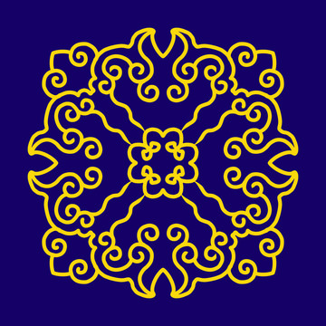 金色底紋圖案