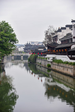 江苏省南京市秦淮河夫子庙风光