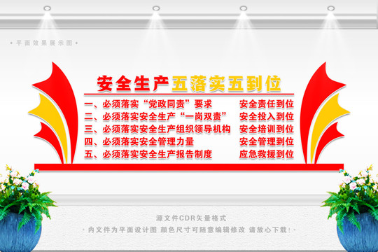 安全生產(chǎn)五落實五到位