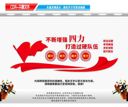 四力文化墻