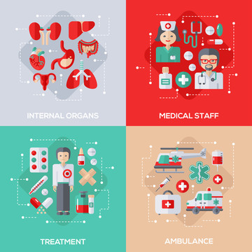 创意医疗图示贴图设计集合