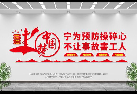 安全工地背景墻