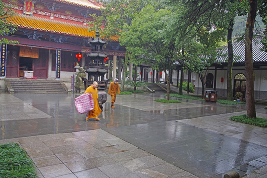 湖南长沙古麓山寺古建筑群