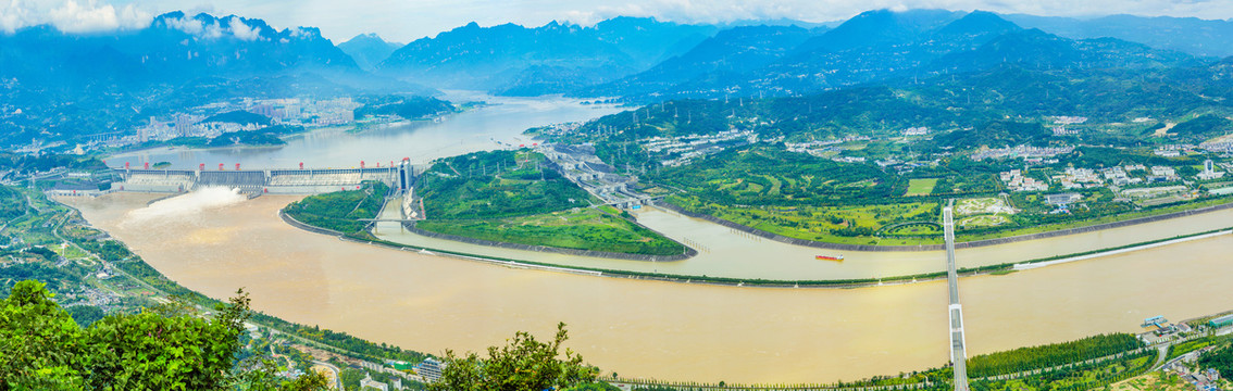 三峡工程高清全景图