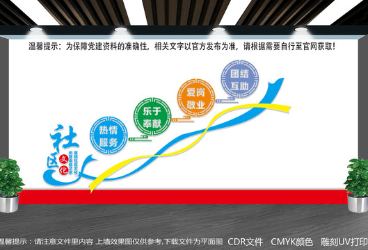 和諧社區(qū)樓道文化墻