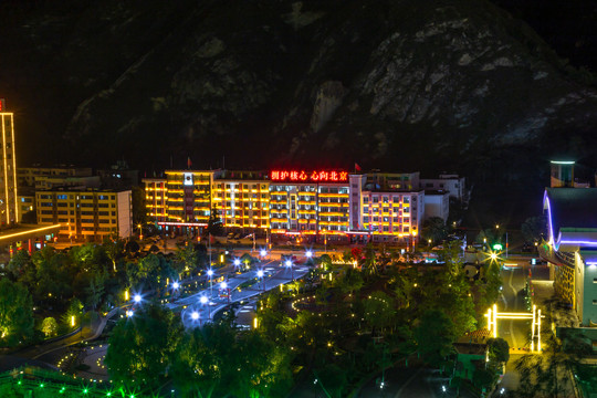 汶川夜景