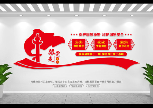 保密文化墻