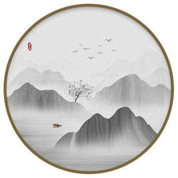 新中式山水畫(huà)