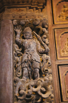 智化寺转轮藏雕刻