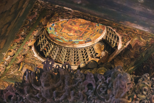 智化寺转轮殿藻井