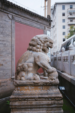 智化寺石狮子