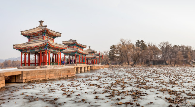 避暑山庄水心榭