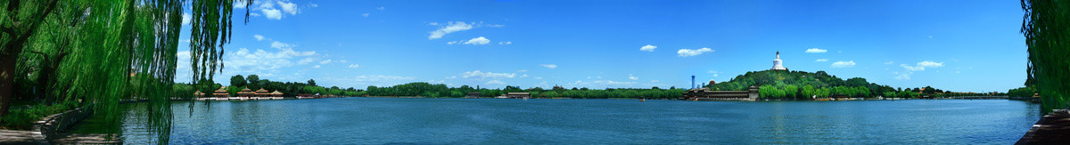 北海琼华岛全景