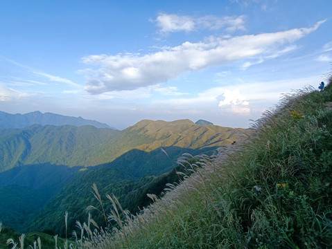 武功山徒步风景