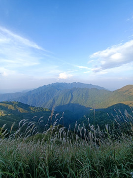 武功山徒步风景