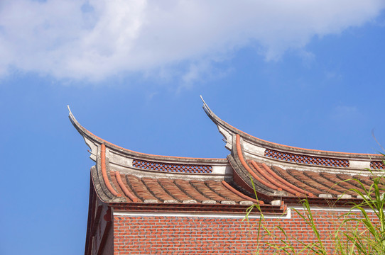 闽南传统建筑屋顶翘角
