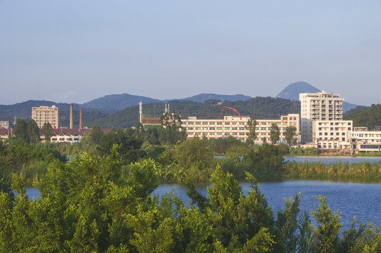 丰州镇沿溪风景