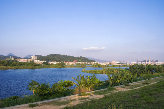 晋江流域水岸风景