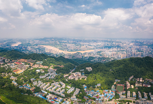 重庆歌乐山城市风光