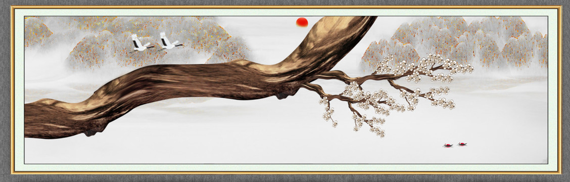 國(guó)畫梅花