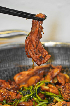 炒雞干鍋雞肉黃燜雞