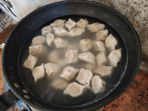 煮熟的水饺