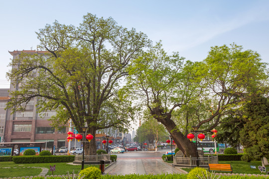 正定古城街景