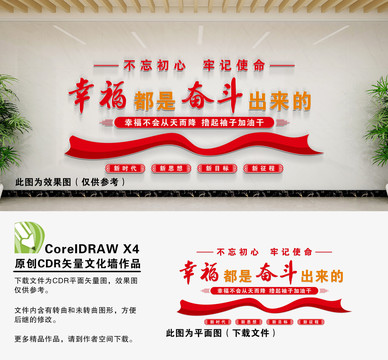 幸福都是奮斗出來的