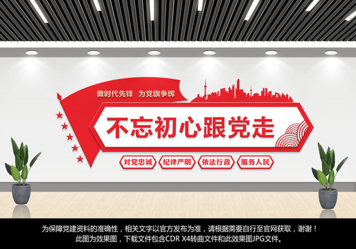 不忘初心跟黨走