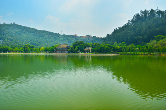 青云湖风景