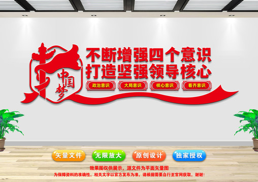 四個意識文化墻