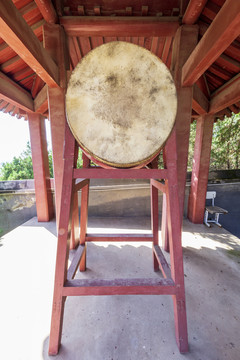 北京市平谷区轩辕庙鼓亭木鼓