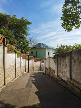 厦门鼓浪屿建筑街道小巷