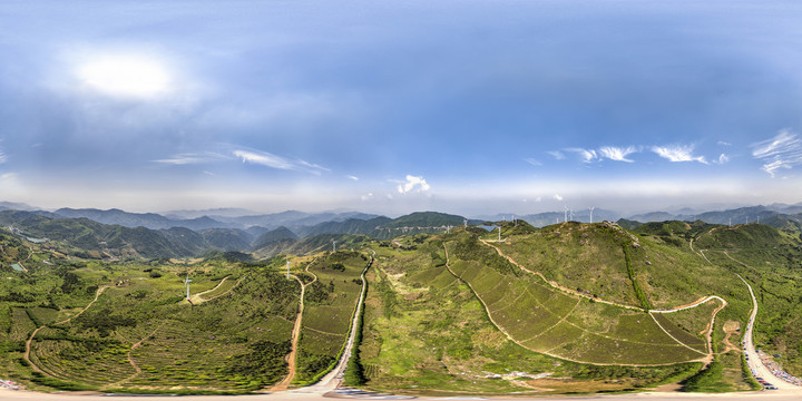 东阳东白山720全景素材图