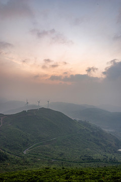 浙江东阳东白山日出