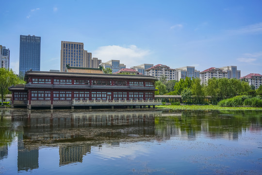 天津宁园仿古建筑