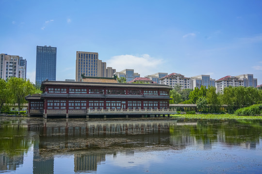 天津宁园仿古建筑