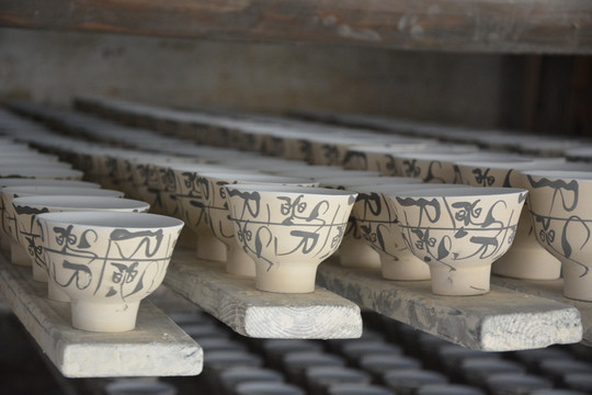 景德镇手工制作瓷碗土坯