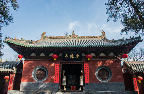 河南省登封市少林寺风光