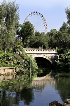 北京城市风光北京龙潭中湖公园