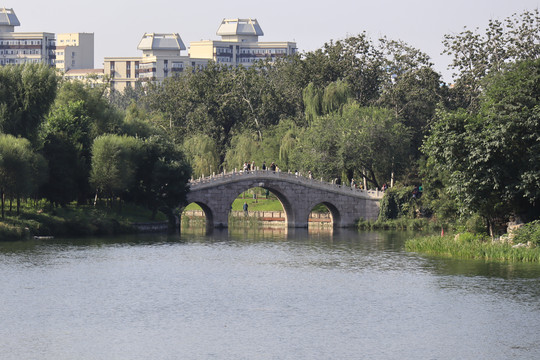 北京城市风光北京龙潭中湖公园