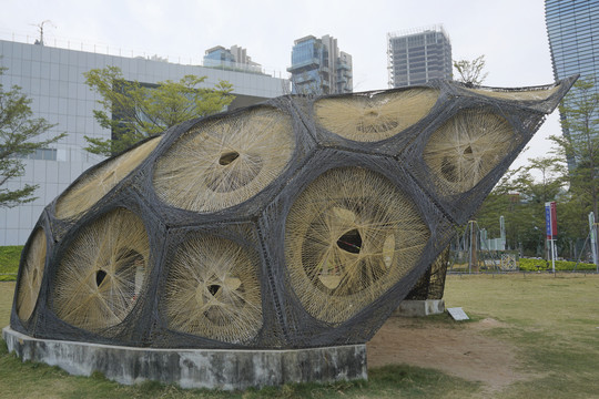 仿生甲壳虫结构建筑
