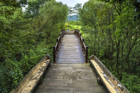 浙江永康方岩木桥