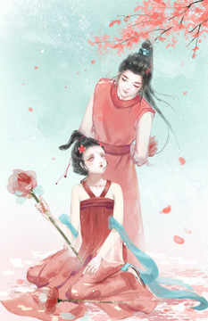 七夕古風(fēng)雙人