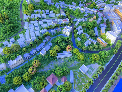 城市规划模型建筑