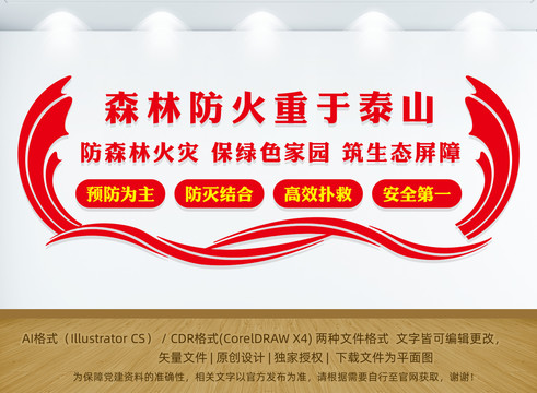 森林防火標語