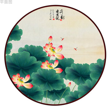 荷花裝飾畫