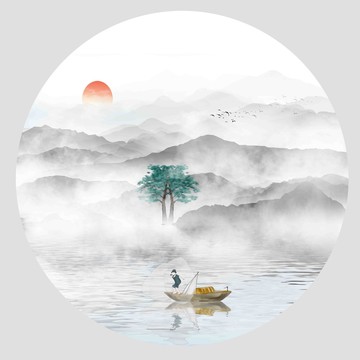水墨山水
