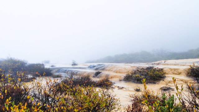 秋季的黃龍美景